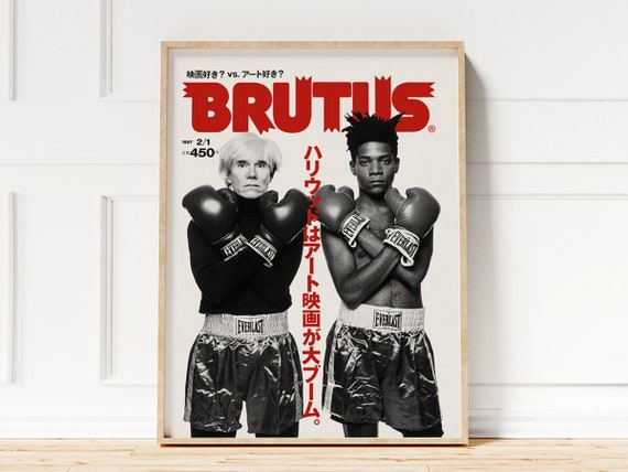 Warhol Basquiat Boxing Poster, Jean-michel Basquiat, Brutus