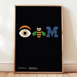 Ibm paul rand - Etsy 日本