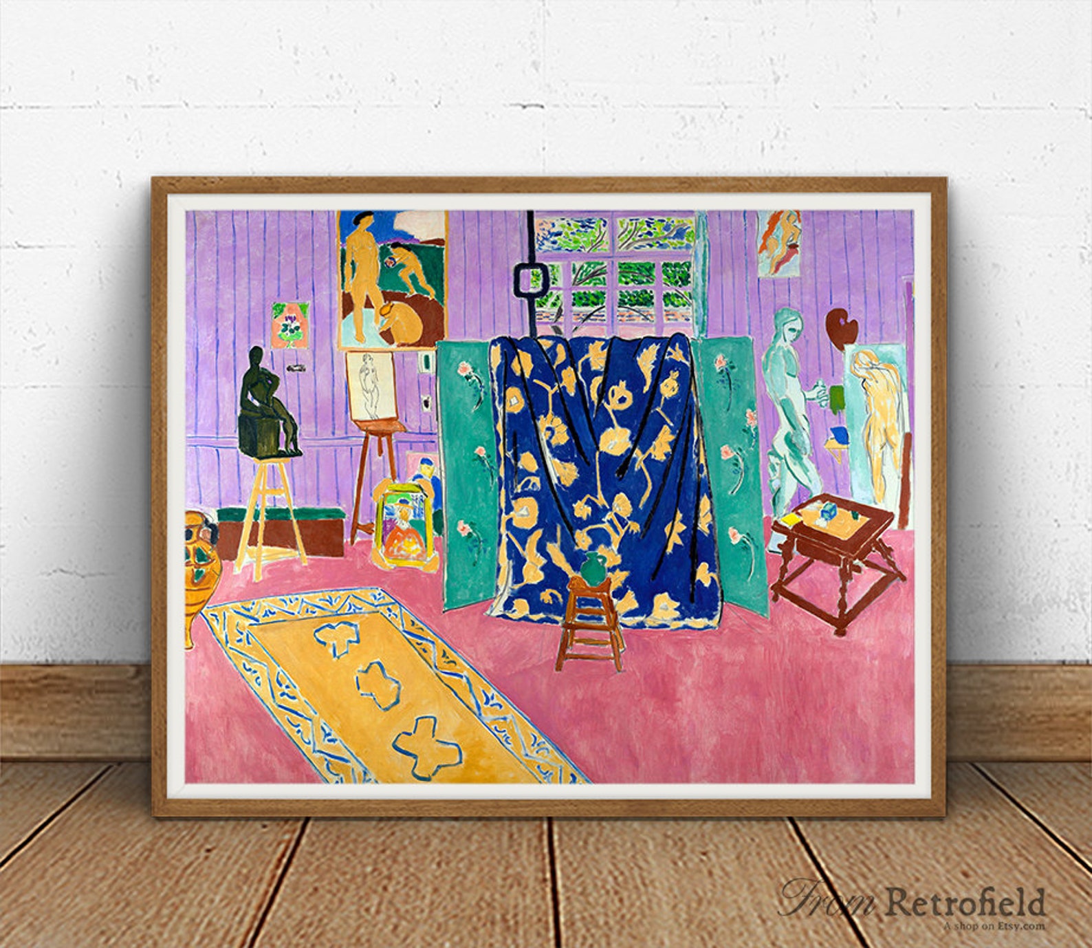 The Pink Studio 1911 by Henri Matisse Museum Art Print Etsy