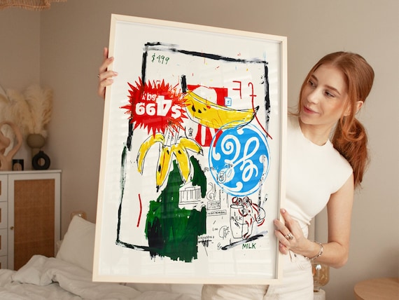 Basquiat X Warhol Collaboration Artwork, Bananas Exhibition