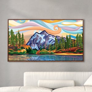 MT. SHUKSAN - Mountain Art Print | Fine Art Giclée Print | North Cascade | North Cascades mountains