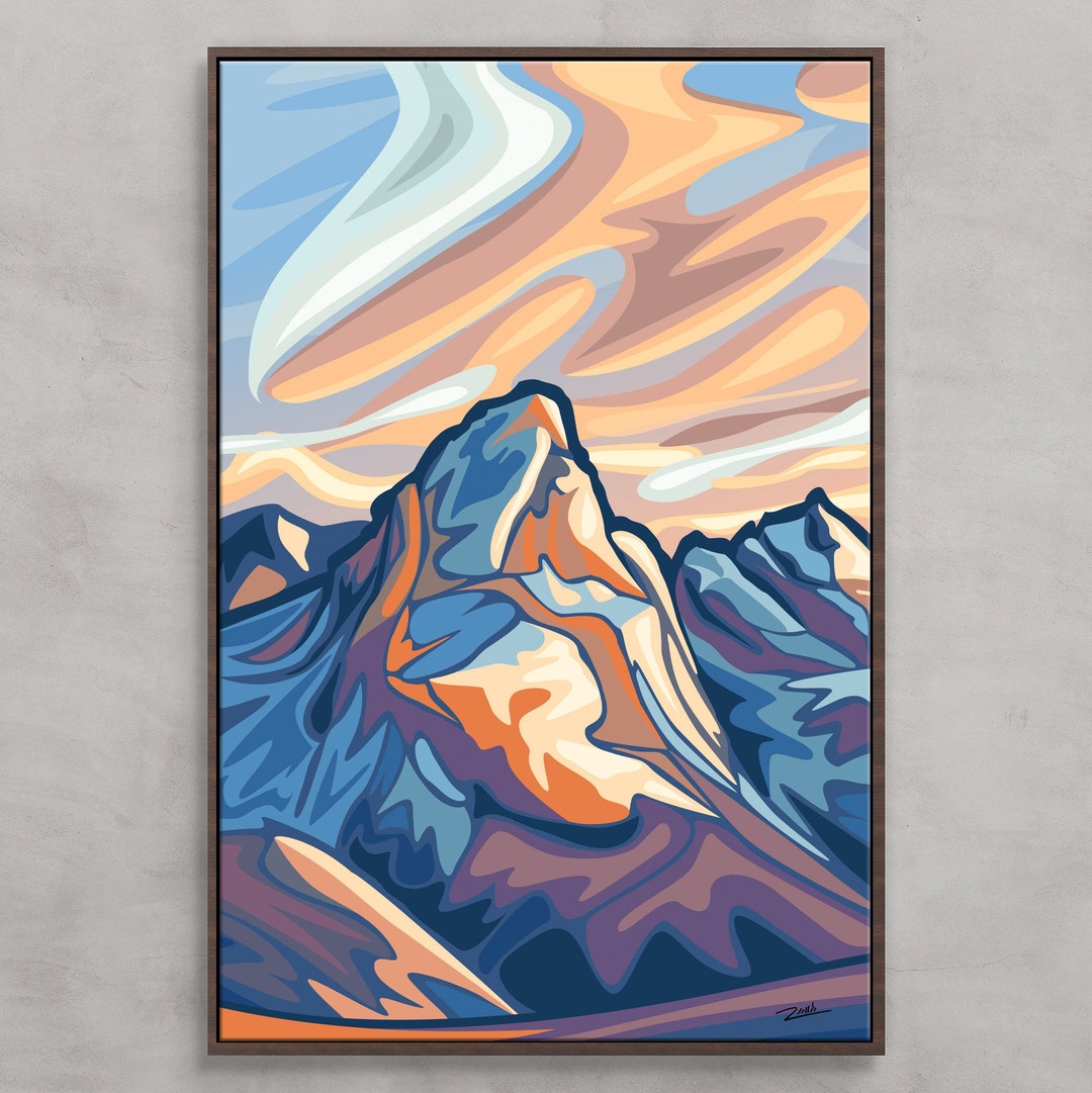ROCKY MOUNTAIN HIGH - Mountain Giclee Fine Art Print | Gallery Quality ...