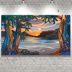 SALISH SEA - Pazifischer Nordwesten fine art print | Galerie-Qualität gespannte Leinwand oder nicht gedehnte Leinwand oder Kunstpapier | Hergestellt in Kanada