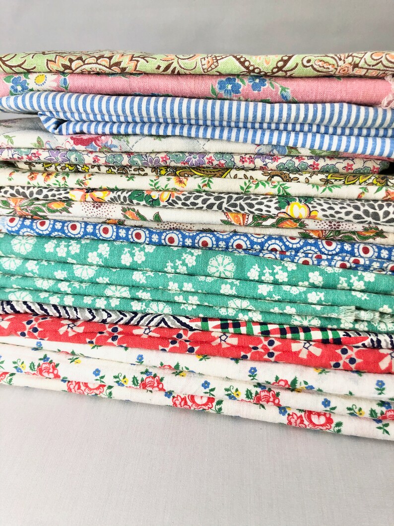 Authentic Vintage Feed Sack Cotton Fabric Etsy