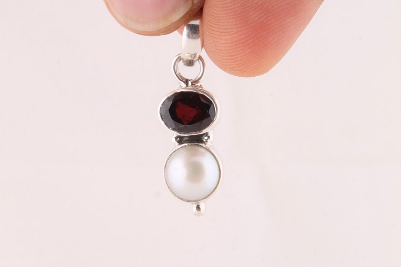 gemstone pendant Multi stones Pendant,Semi-Precious Stone Pendant 925 Sterling Silver Silver Pendant elegant Finished Stones pendant