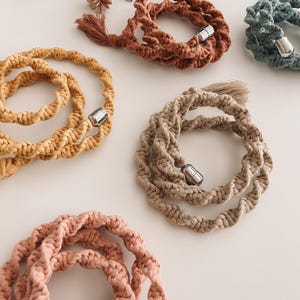 Boho Macrame Light Pull | Handmade with Recycled Cotton | Home Decor | Free UK Delivery | "EDEN"