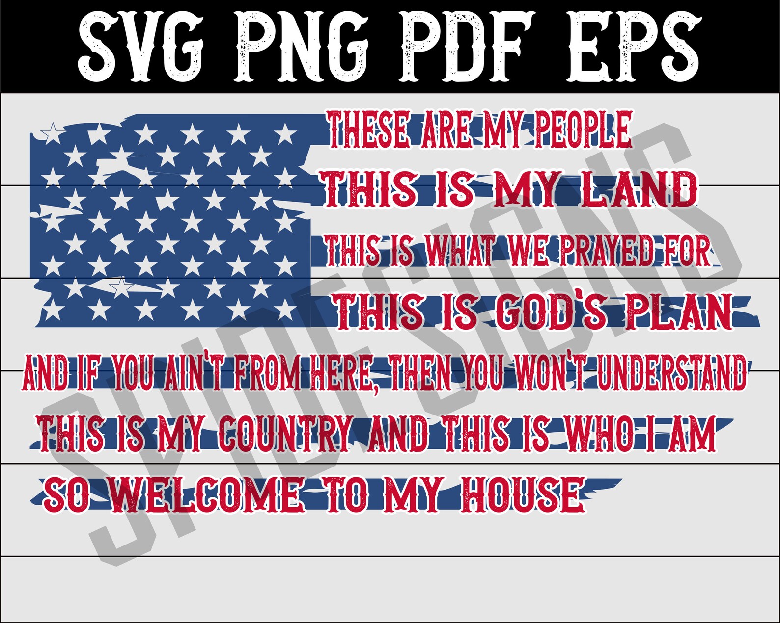 These Are My People and This is My Land Welcome to My House - Etsy