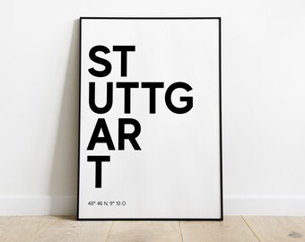 Stuttgart poster - Der Vergleichssieger unter allen Produkten