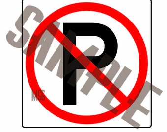 No Parking Sign Vector Art
