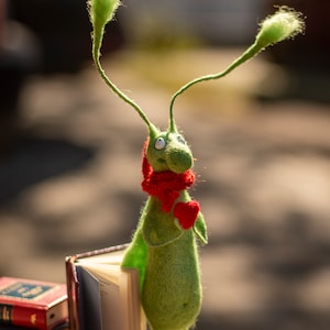 Romantic Cockroach , Needle felted cockroach, felted , Animal , wooll , Woollen Toy , Gift , Decor , Christmas , Miniature , interior , Love