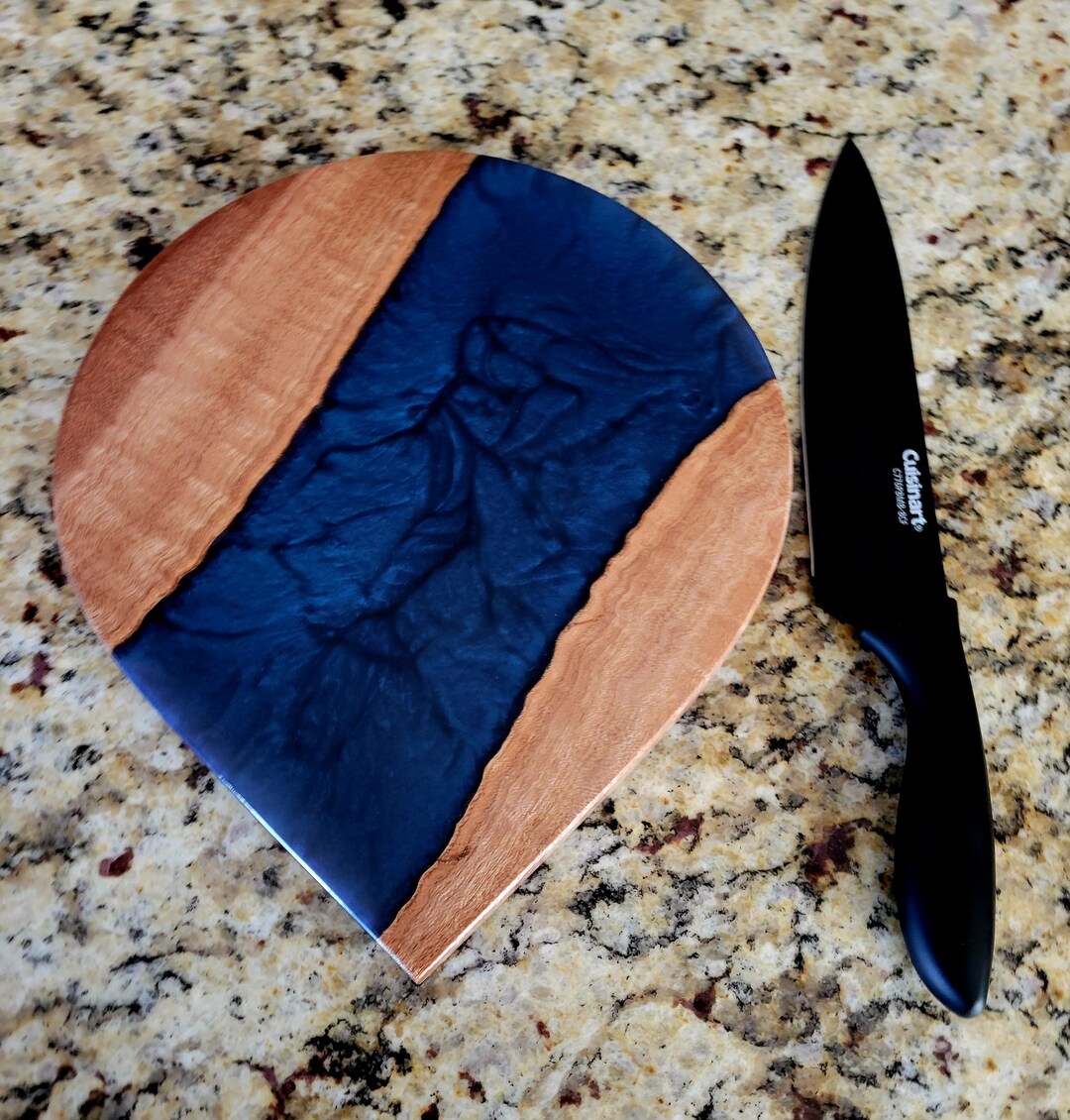 Teardrop Epoxy River Serving Tray Etsy