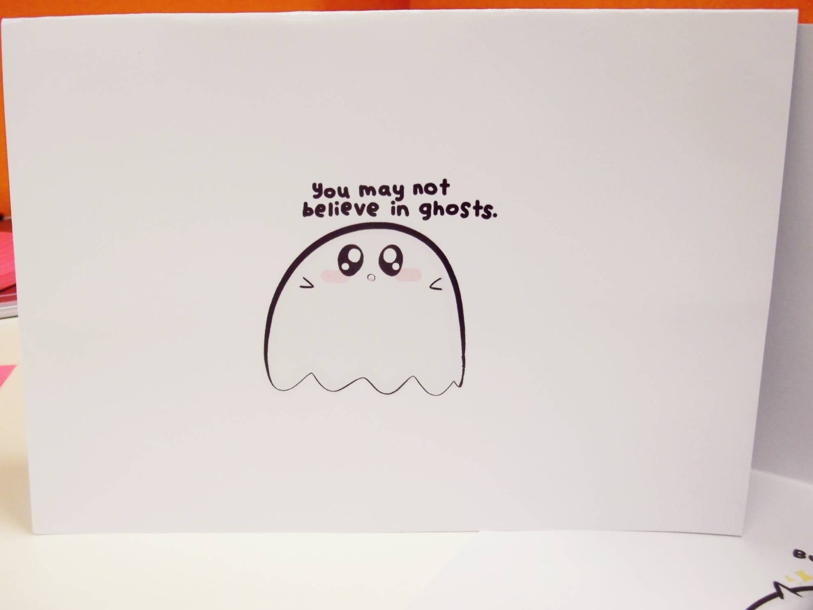 Ghosts Believe in You Large A5 Card Thank You Thinking | Etsy