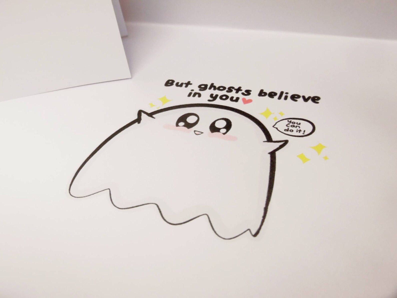 Ghosts Believe in You Large A5 Card Thank You Thinking | Etsy