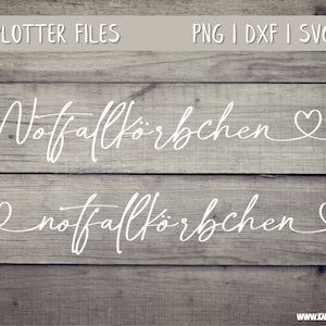 Hochzeit Notfallkörbchen SVG DXF PNG Vektor Cricut Brother Canvas Silhouette Download Handlettering Herzen Plotten Bundle Vinyl Gäste