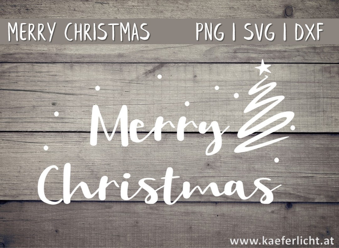 Merry Christmas Christmas Plotter Files SVG DXF PNG Wreath Cricut ...