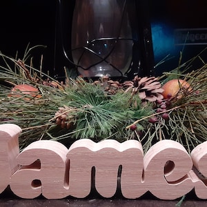 Wooden Names Scroll Saw Personalized