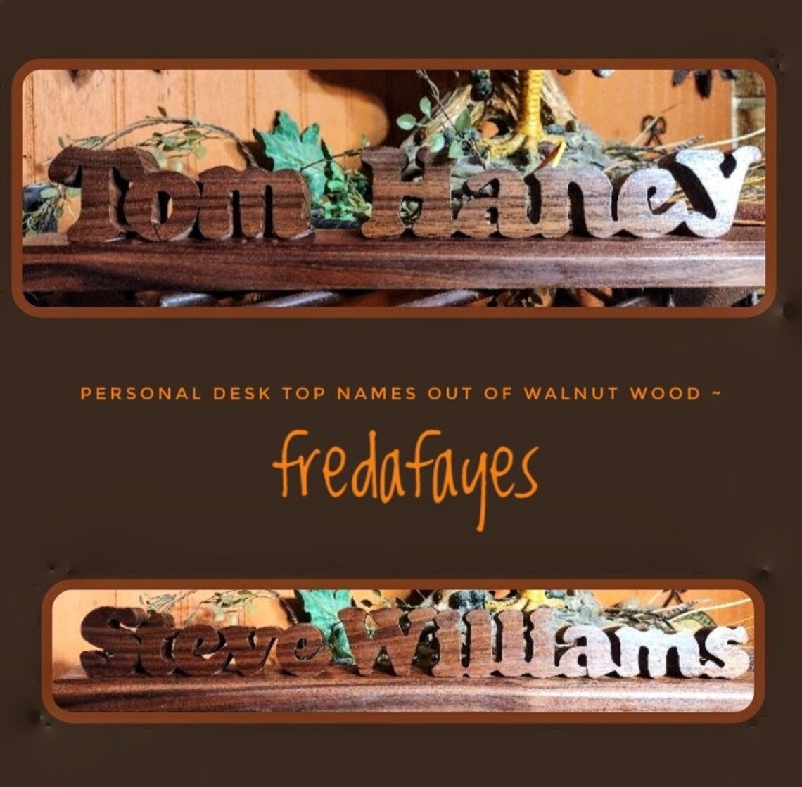 Wooden Scroll Saw Names Personalized Etsy