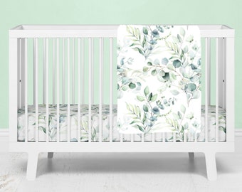 green cot bedding