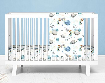 space themed nursery bedding