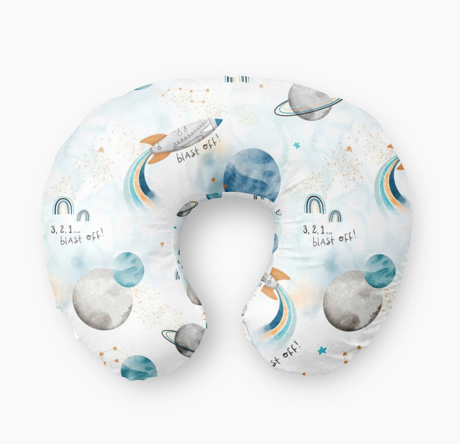 Space Crib Bedding Set Boy Baby Boy Crib Bedding Set Space Etsy Canada