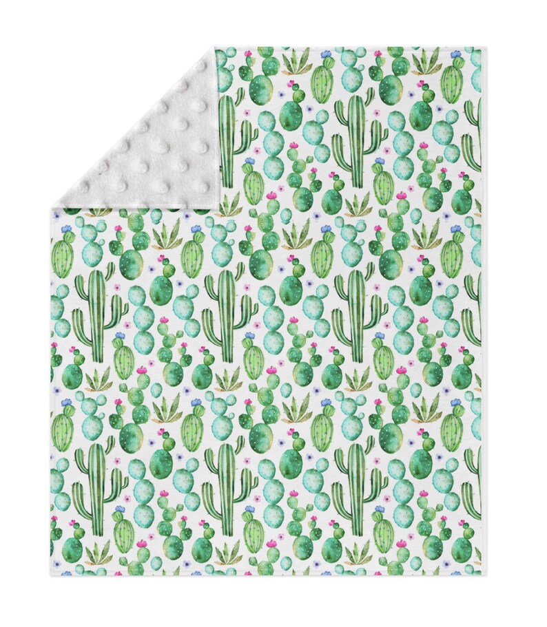 Cactus Crib Bedding Set Cactus Nursery Bedding Set Cactus Etsy