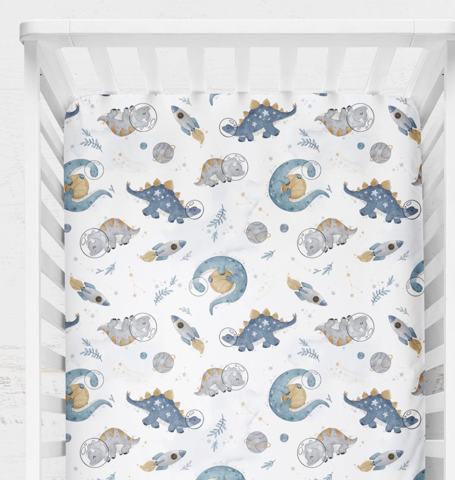 Dinosaur Crib Sheets, Boy Crib Sheets, Crib Sheet Baby Boy, Dinosaur