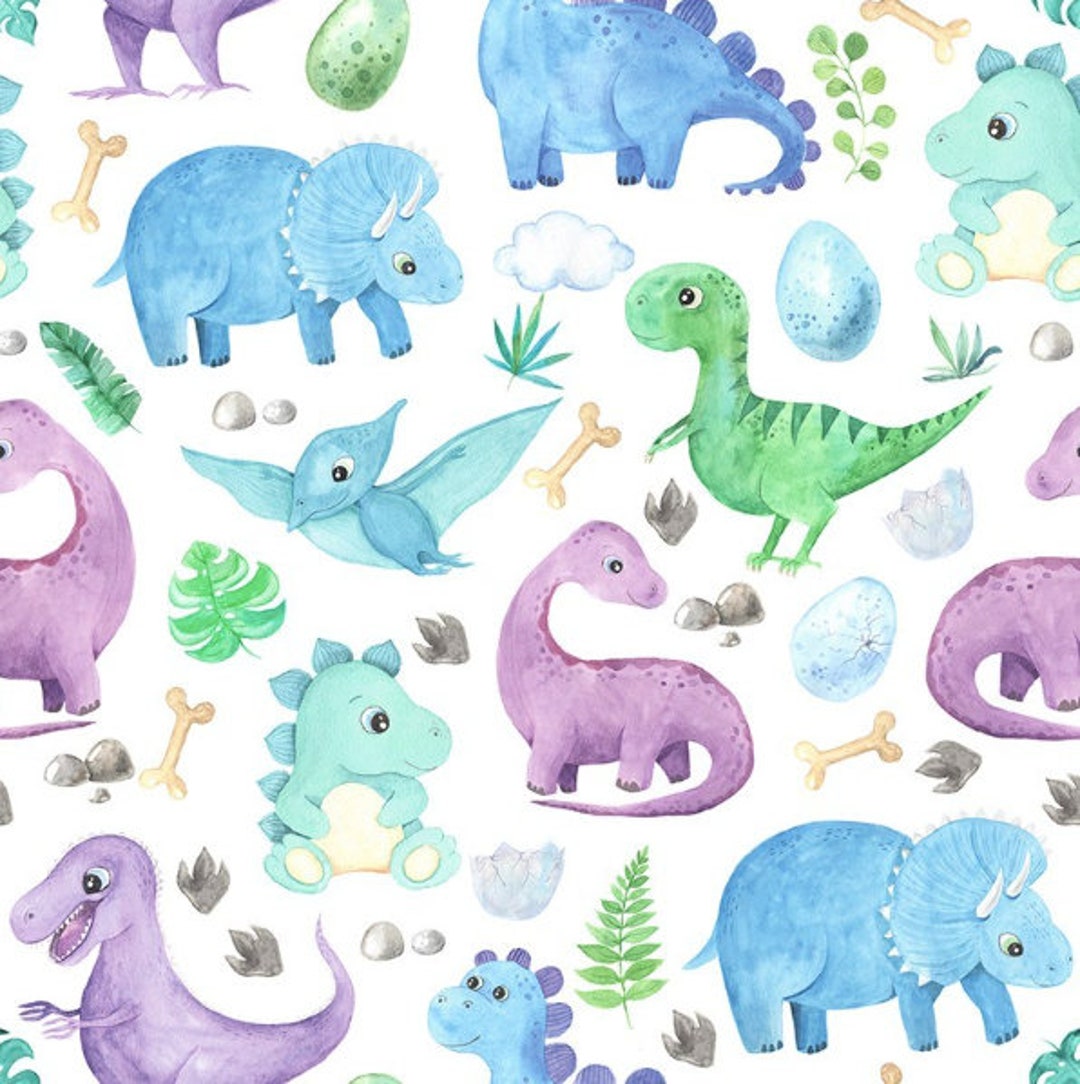 Girl Dinosaur Crib Bedding Set, Dino Baby Girl Crib Bedding Set, Baby Bedding Crib Sets Girl