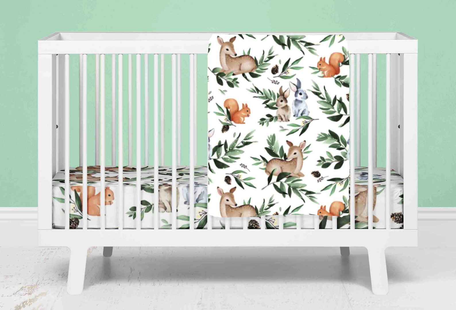 Woodland Nursery Bedding Set ~ Woodland Crib Bedding Set ~ Woodland