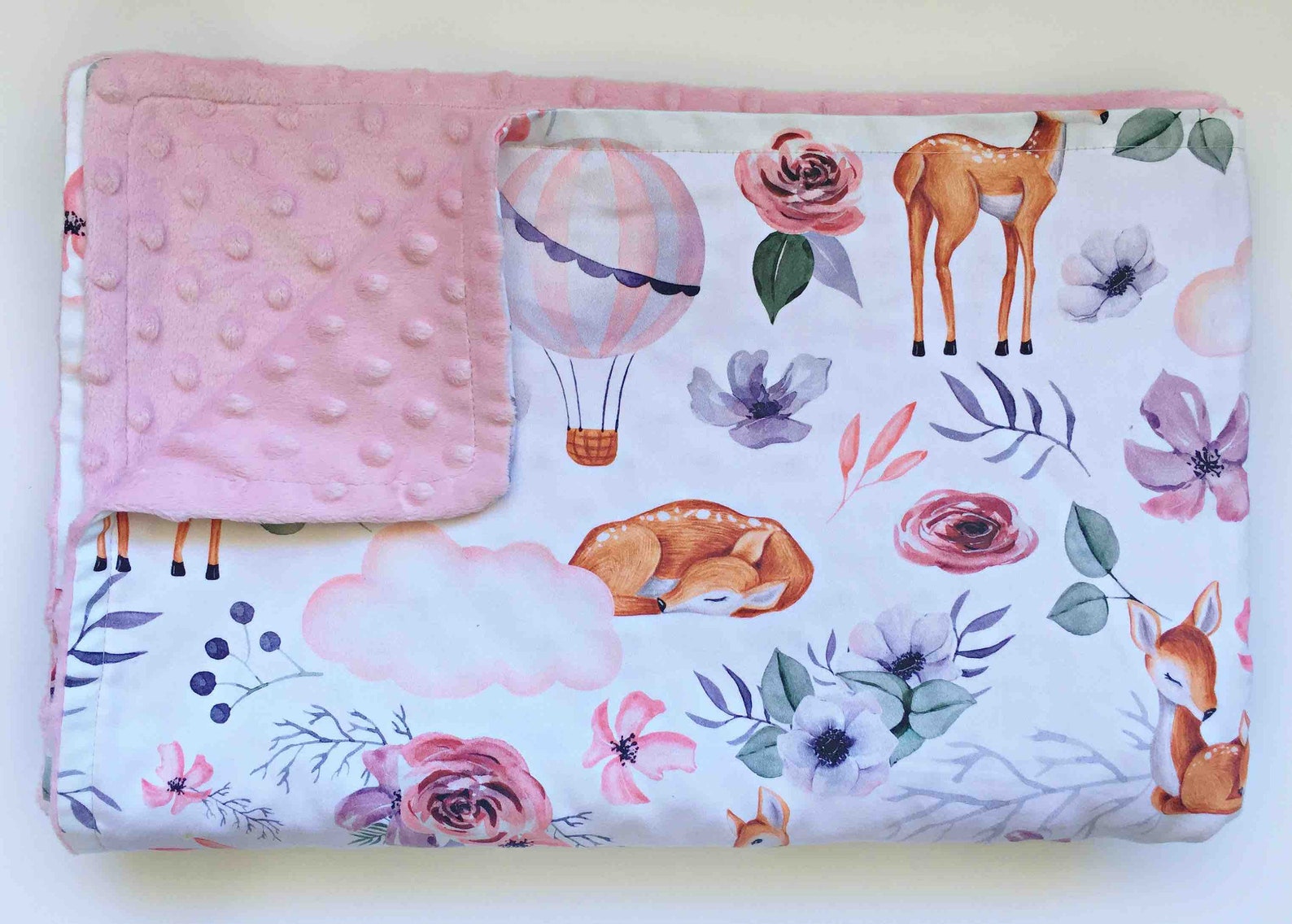 Baby Girl Crib Bedding Set Woodland Nursery Bedding Set Etsy