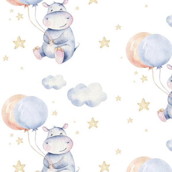 Hippo Nursery Etsy