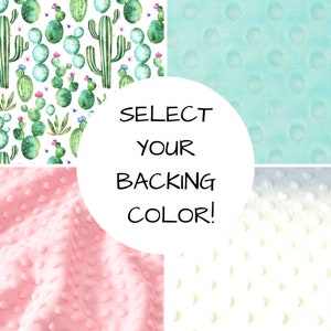 Cactus Pink Pattern Print Blanket