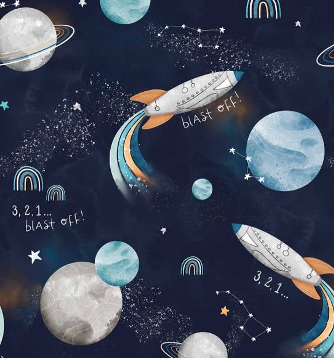 Galaxy Crib Bedding Set Boy Crib Bedding Set Space Baby Bedding Set