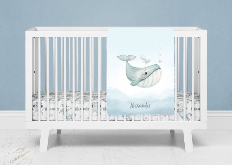 Personalized Boy Crib Bedding Set Nautical Crib Bedding Etsy
