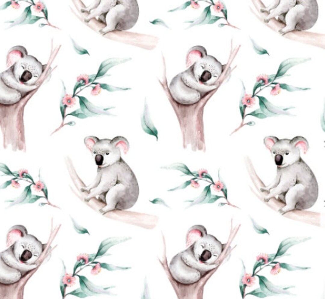 Koala Crib Bedding Set Neutral, Neutral Nursery Bedding Set, Gender