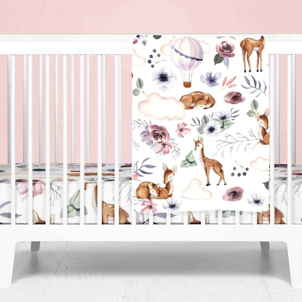 Woodland Nursery Bedding Etsy