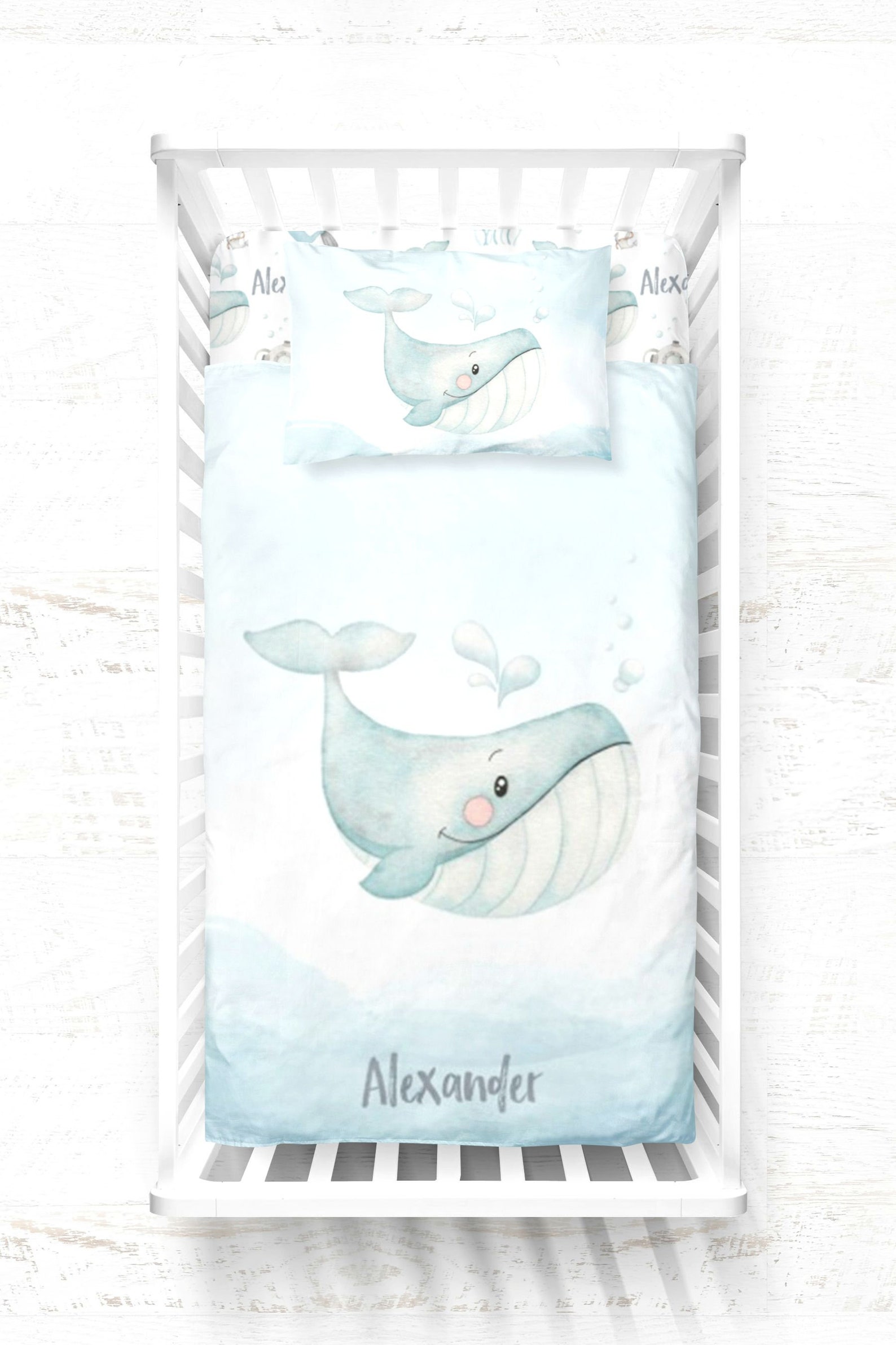 Personalized Boy Crib Bedding Set Nautical Crib Bedding Etsy