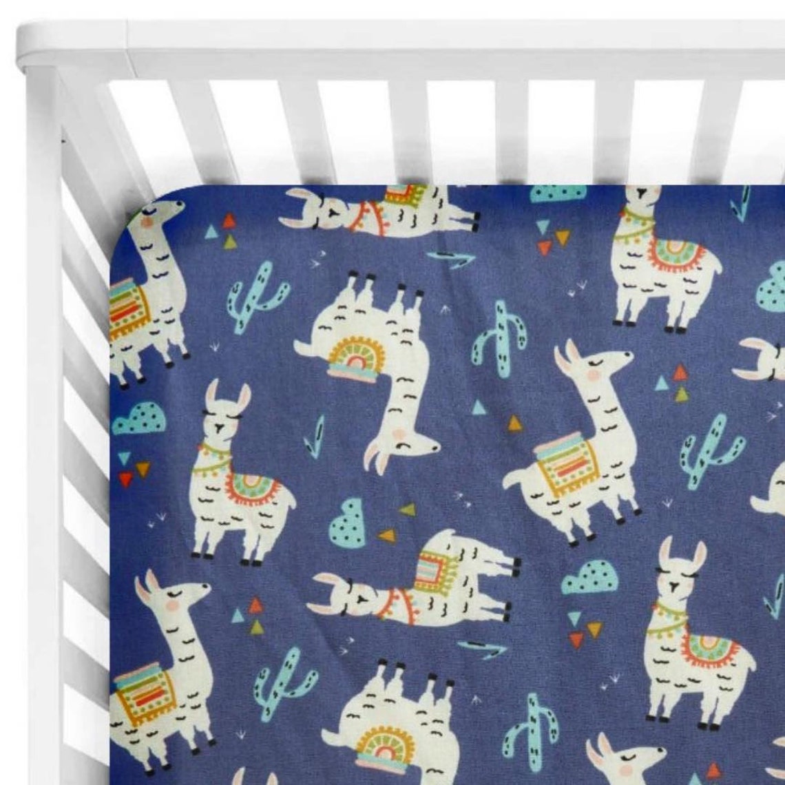 Llama Crib Bedding Set Boy Baby Bedding Crib Sets Boy Etsy
