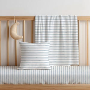 Neutrale Kinderzimmer Bettwäsche Set ~ Nautische Kinderbett Bettwäsche Set ~ Babybettwäsche Krippenset Junge ~ Nautische Kinderbettwäsche für Jungen ~ Neutrale Kinderzimmer