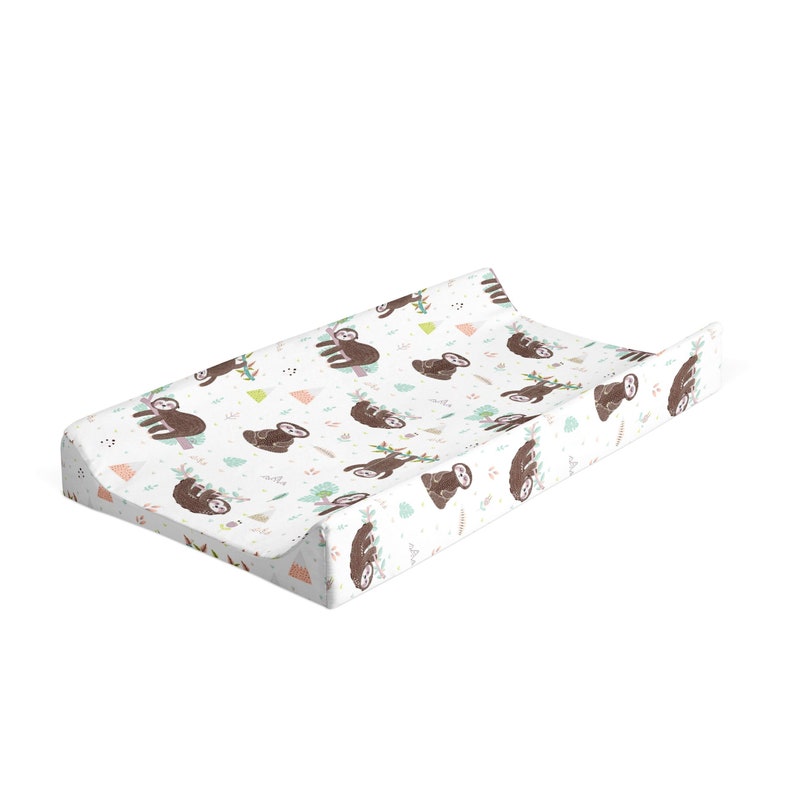 Gender neutral nursery bedding set Sloth crib bedding Etsy