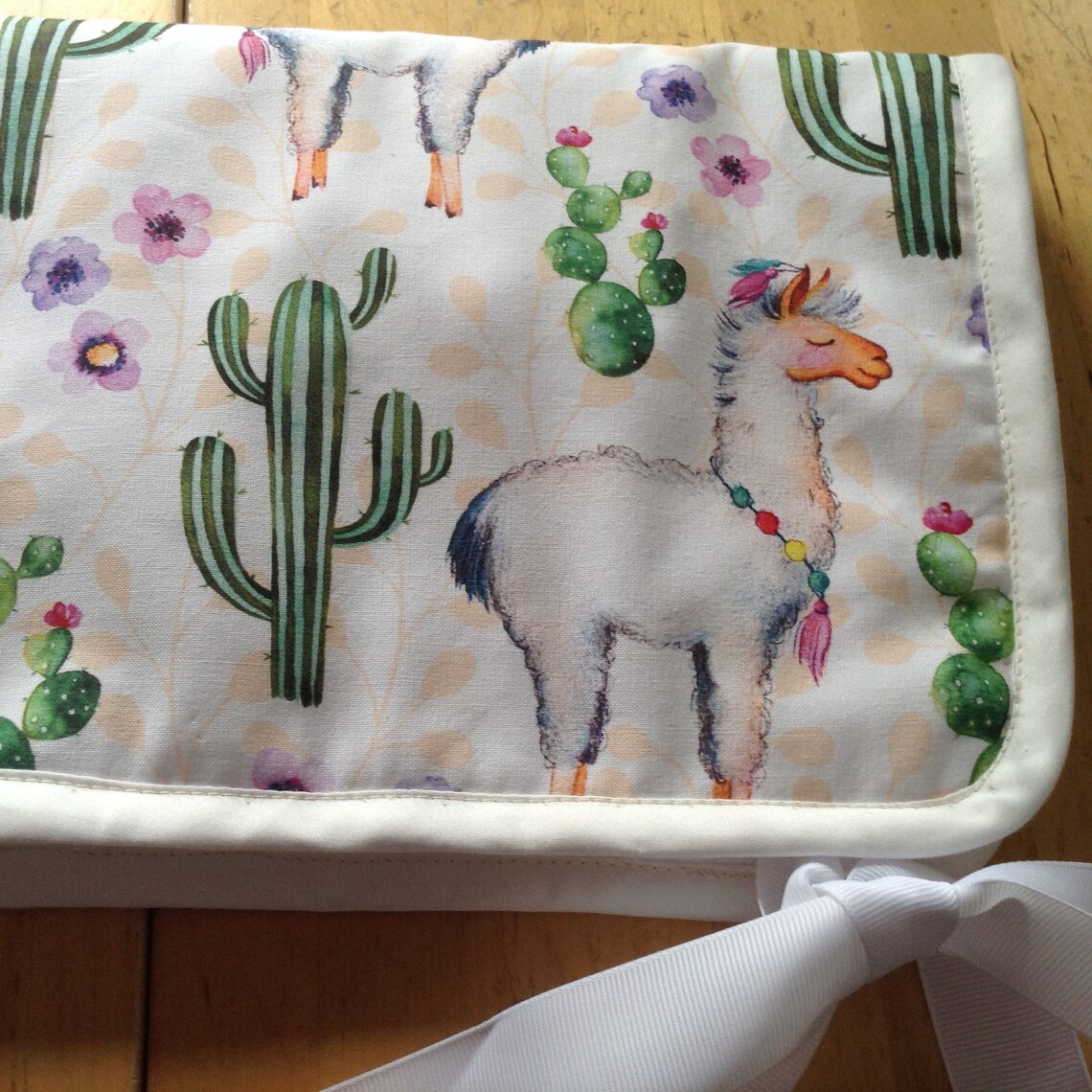 Llama Crib Bedding Set Baby Girl Crib Bedding Set Llama Etsy