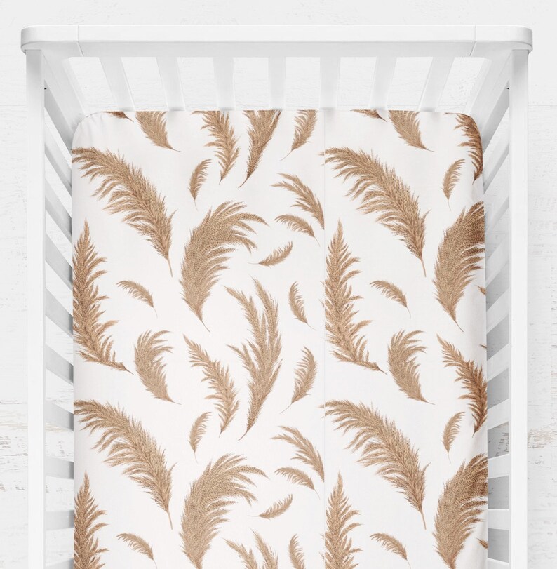 Boho Crib Bedding Set Boho Baby Girl Crib Bedding Set Baby Etsy