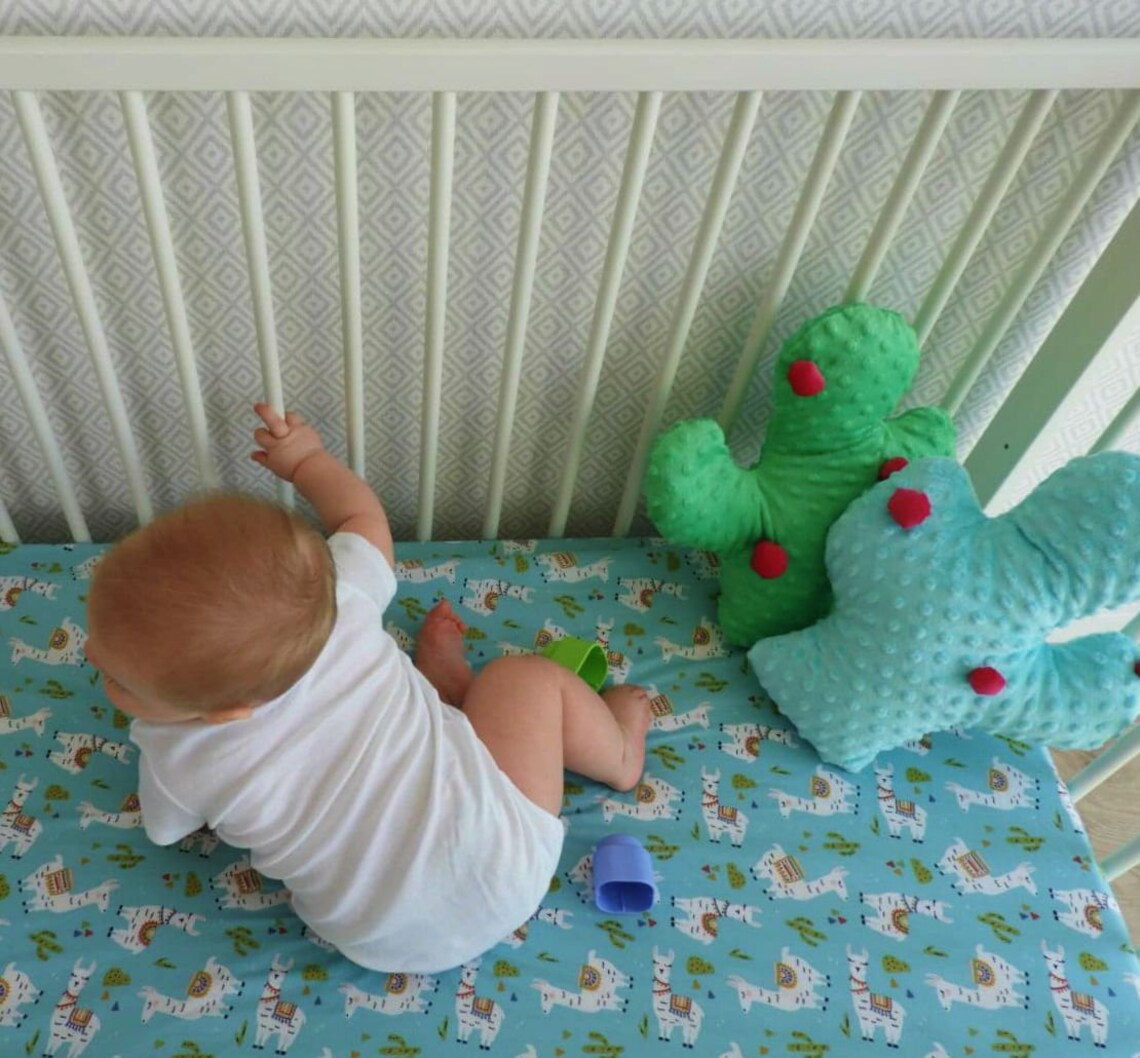 Llama Crib Bedding Set Baby Bedding Crib Sets Boy Llama Etsy