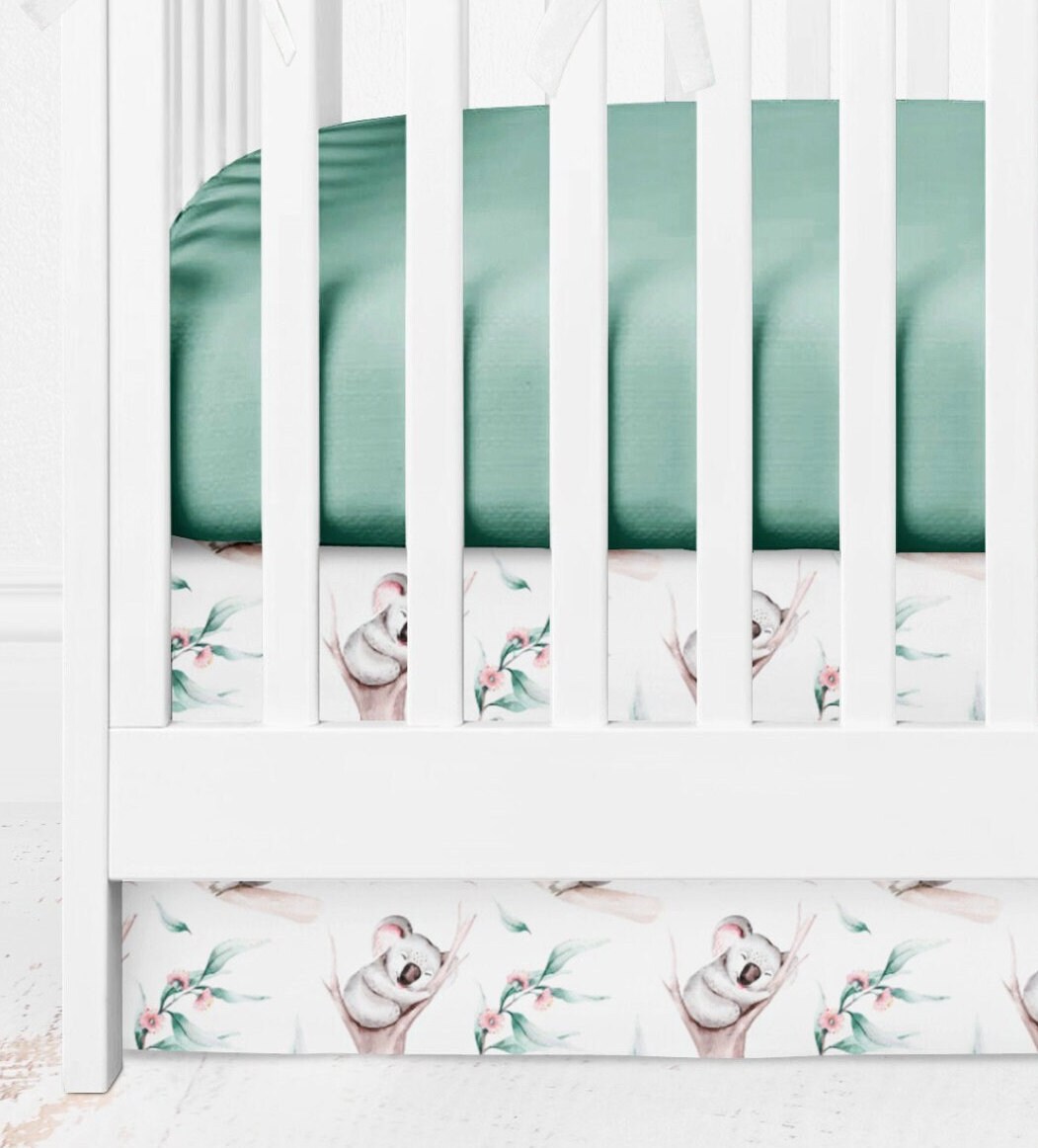 Koala Crib Bedding Set Neutral Neutral Nursery Bedding Set Etsy