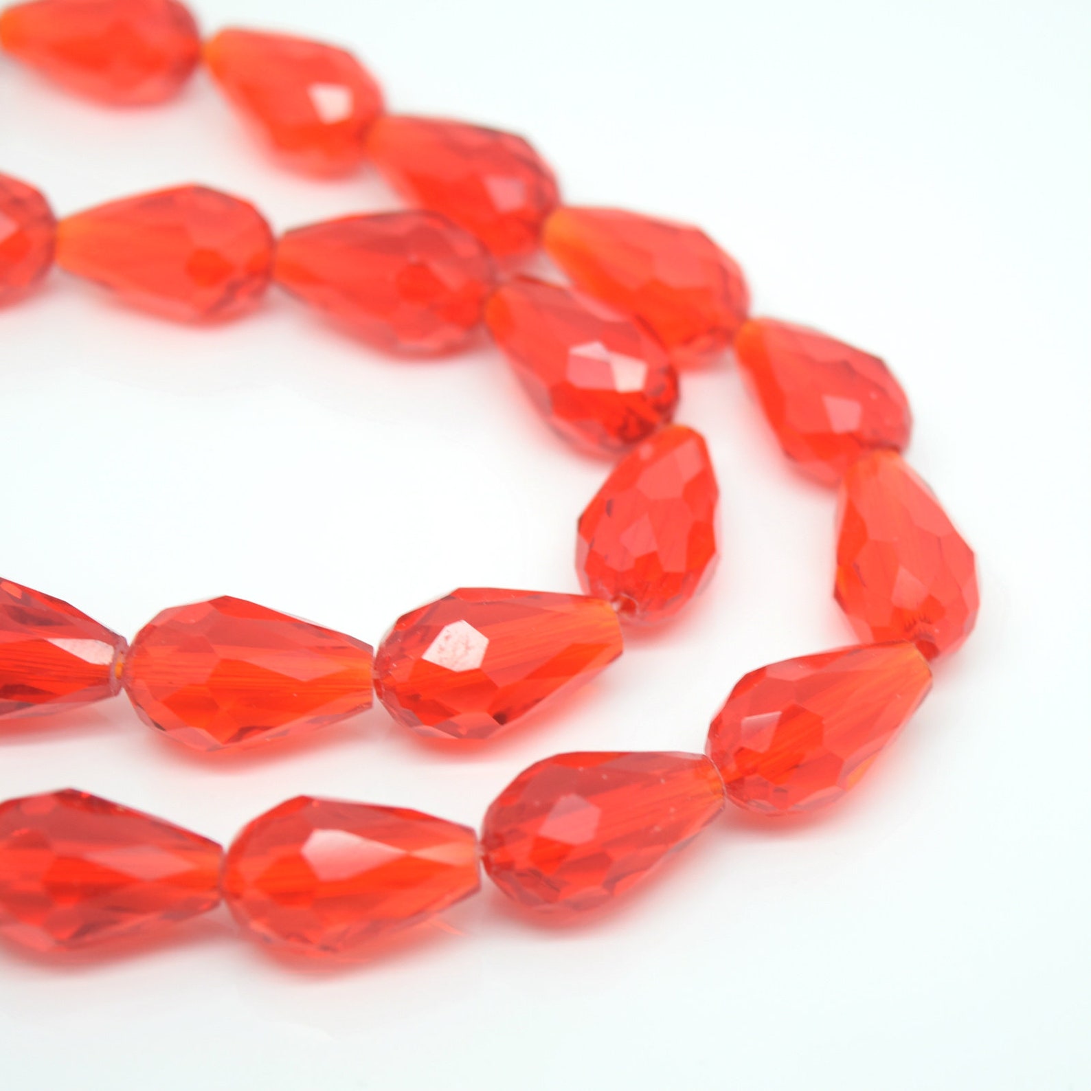 Faceted Teardrop Glass Beads for Jewellery Making 5x7mm 8x11mm Etsy
