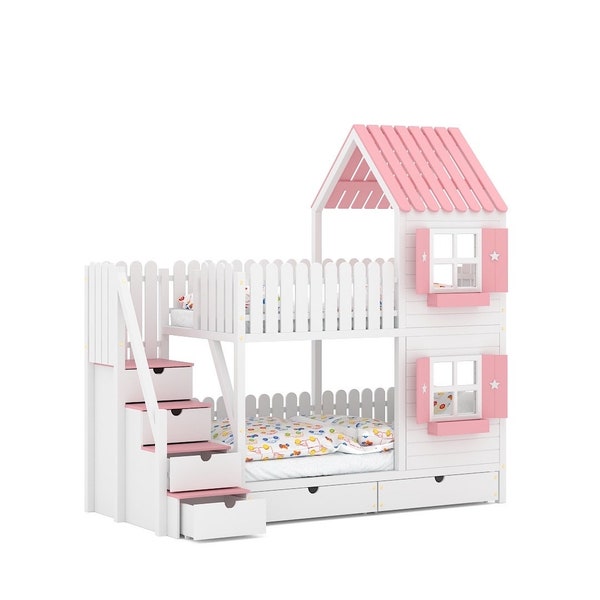 Lit superposé, Hausbett Bed house dreambeds kinderbett jugendbett holz haus bettgestell, Dream Beds, Dream Bed,Lit enfant, hochbett,etagenbett