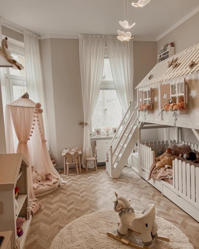 Bunkbed , Hausbett Dreambeds Kinderbett Jugendbett Holz Haus