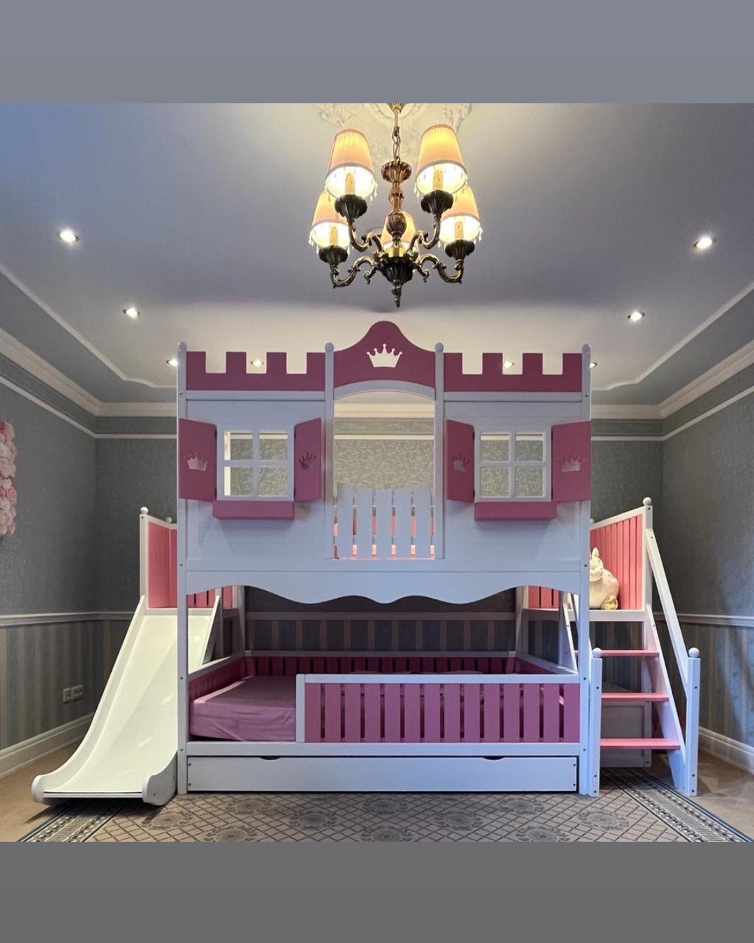 Bunkbed , Hausbett Dreambeds Kinderbett Jugendbett Holz Haus