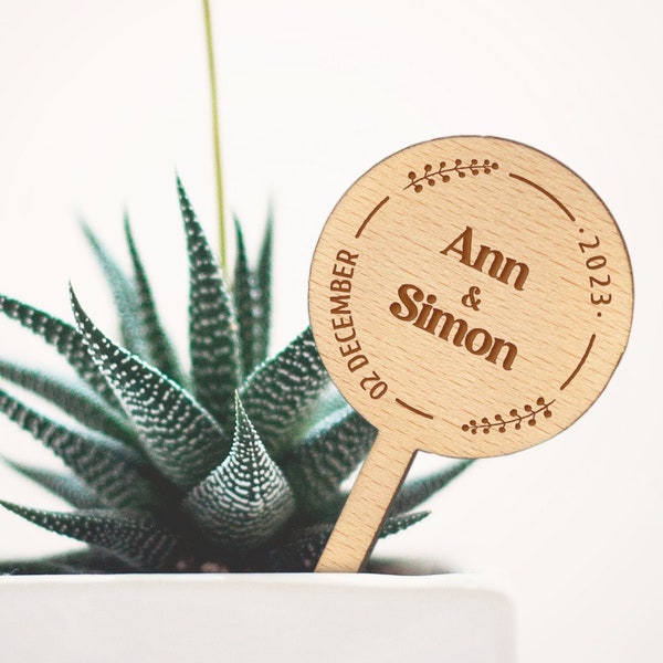 Rustic Wedding Plant Favor, Wedding Favors, Succulent Tags, Succulent Favors, Succulent Favor Tags, Succulent Favors, Custom Plant Stakes