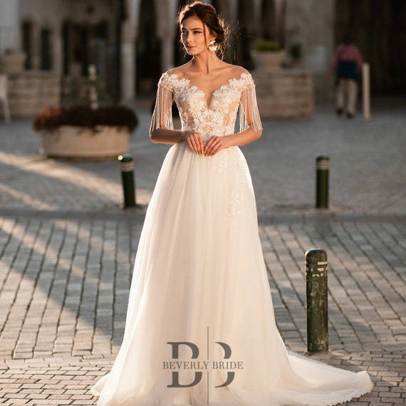 western style wedding dresses