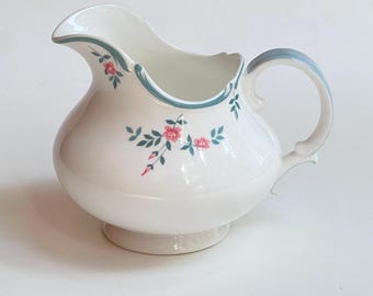 Vintage Royal Doulton Chatelaine Creamer Fine Bone China Floral Cream Pitcher Made in England